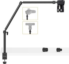 VIJIM LS08 Flexible Overhead Camera Mount Desk Stand, Webcam Stand Microphone