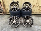 19 BMW WHEELS COMPETITION STYLE STAGGERED + 4 NEW TYRES 5x120 CONCAVE BZ