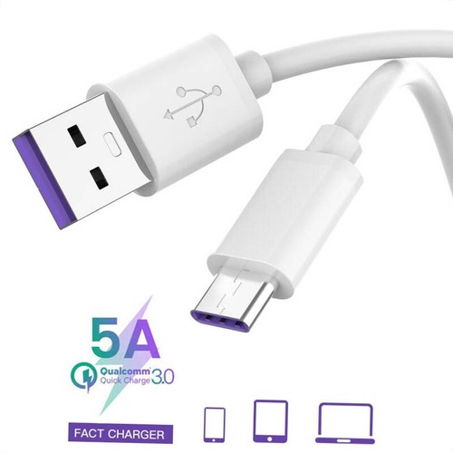USB Type-C Cable Rapid Charger For Mobile Phones For Samsung/Huawei/Xiaomi Red - Picture 4 of 9