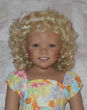 Bell MELANIE Doll Wig SIZE 15/16 LIGHT BLONDE Full Head of Loose Curls NWT