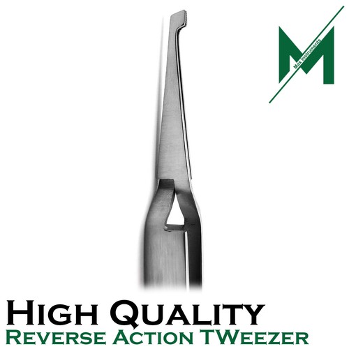 Dental Direct Bracket Holder Orthodontic Self Close Reverse Action Tweezer - Picture 6 of 11