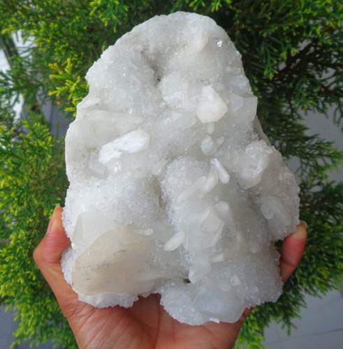 Apophyllite Crystals w/ Stilbite On Chalcedony Matrix Minerals Specimen - Picture 3 of 4