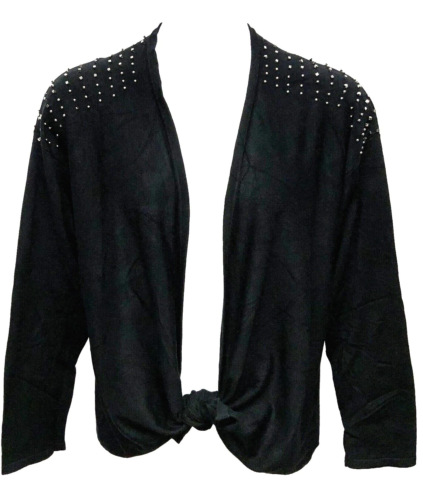 Suéteres para mujer negro de poliéster Cato