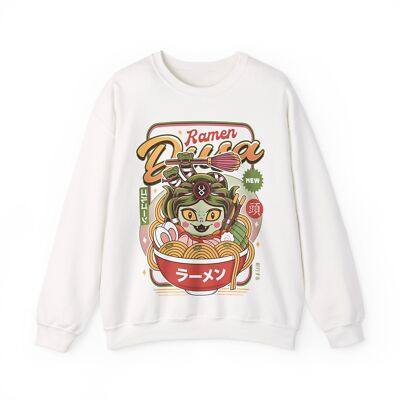 Dusa Vintage Ramen Crewneck Sweatshirt. Hades Video Game. Hades 2. Medusa. Zeus.