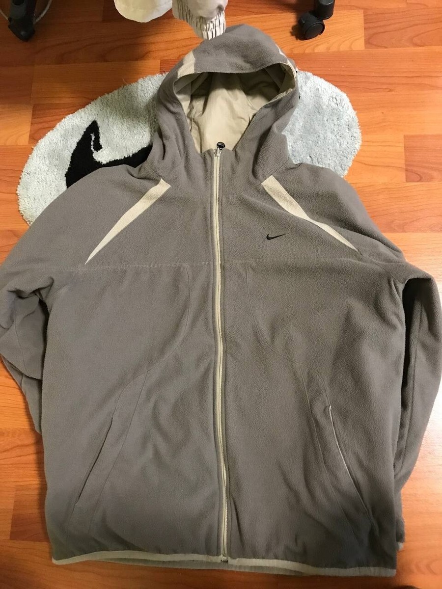 nike reversible jacket vintage xl two sided fleece nylon y2k nike reversible jacket vintage xl two sided fleece nylon y2k