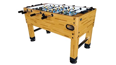 PREMIUM FOOSBALL SOCCER TABLE in BUTCHER BLOCK ~BERNER BILLIARDS~TELESCOPIC RODS