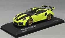 MINICHAMPS Porsche 911 991 II GT2 RS 2018 Acidgreen Gold Wheels 1:43
