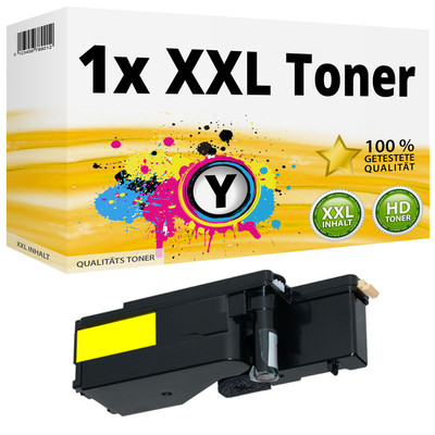 1x XL TONER für DELL E525 E525W 593-BBLV MWR7R GELB KARTUSCHE KASSETTE