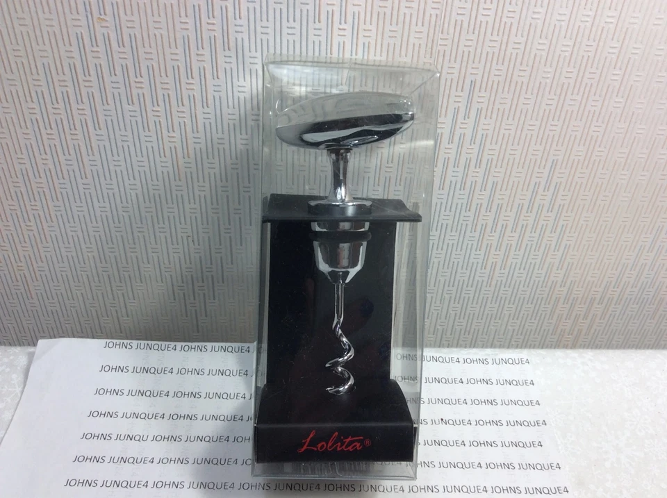 LOLITA WINE TASTING OPENER New in plastic casing HALLMARK EXCLUSIVE Silver - Image 3 of 4