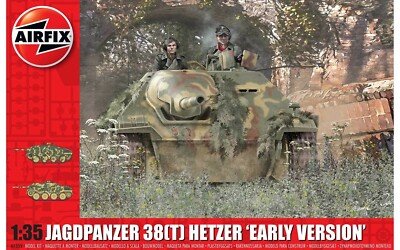 Airfix A1355 JagdPanzer 38 Tonnen Hetzer frühe Version Plastikbausatz