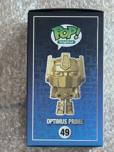 Funko Pop! Transformadores Digitales Serie 1 Golden Lagoon Optimus Prime Grail - Imagen 4 de 8