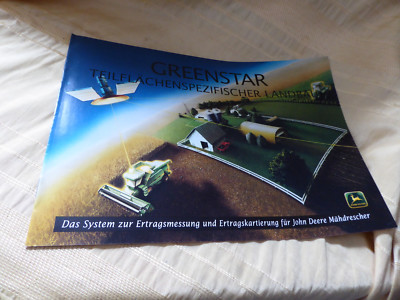 Altes Prospekt John Deere Greenstar 