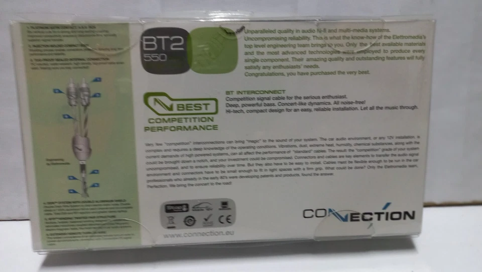 prolunga rca connection bt2 550 by audison 5,5mt - Immagine 4 di 4