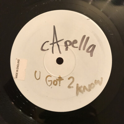 Cappella - U Got 2 Know (12'', Ltd, W/Lbl)
