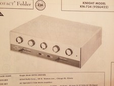 Original Sams Photofact Manual KNIGHT KN-734 92SU422  465 