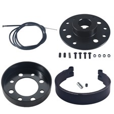 Rear 4"Drum Brake Band Pin Cable Steel Sprocket Brake Hub For Predator 196/212cc