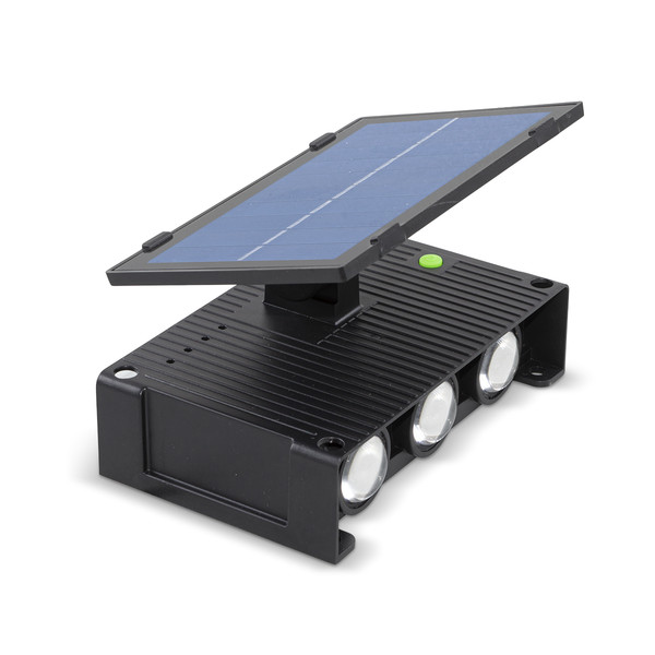 Lámpara de pared 6 LED con panel solar 7W Luz cálida Sensor de movimiento