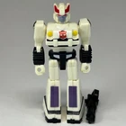 Vintage 1989 G1 Transformers Action Masters Prowl w gun cannon accessory