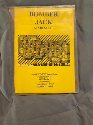 Bomber Jack Diskette Atari XL/XE NOS by KE-SOFT's