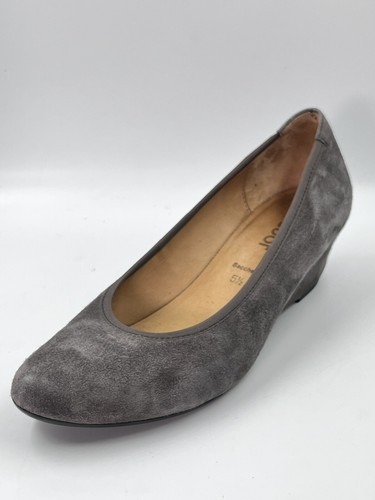 Gabor Sacchetto graue Wildleder Slipper Keilabsatz Pumps Schuhe US 7,5 / UK 5,5 - Bild 6 von 15