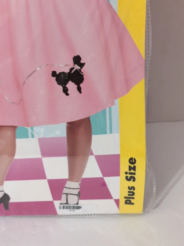 Falda Spirit Caniche Disfraz Halloween Adulto Talla Bobby Soxer Talla Grande 18-20 Foto 3 de 4