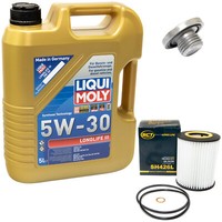 MotoröL Set 5W-30 5 Liter + ÖLfilter SH 426 L + Schraube FüR BMW 3Er X3 X5 E46