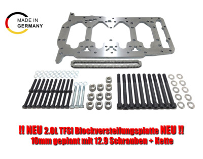 2.0L TFSI EA113 Blockversteifungsplatte 10mm mit 12.9 Schraube Edition 30