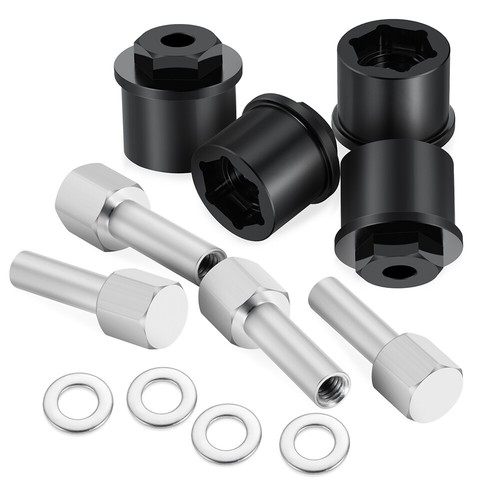 Aluminum Widened Front Wheel Coupling Adapter 15mm For 1/10 Tamiya Clod Buster - Picture 4 of 6