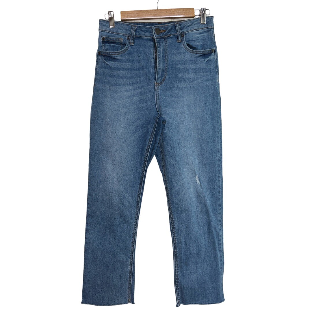 SSS STS BLUE ALICIA MOM JEAN RAW HEM HIGH RISE WOMEN'S SIZE 28 DENIM