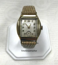 a261 Vintage Benrus Swiss 15J 10k Rolled Gold Mechanical Wrist Watch