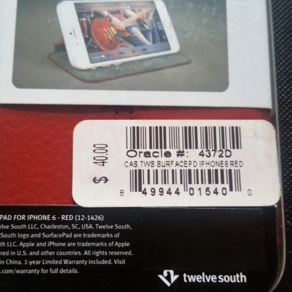 Двенадцать South SurfacePad кожаный чехол-книжка с подставкой iPhone 6 6s + ZAGG CLeaner - Изображение 4 из 4