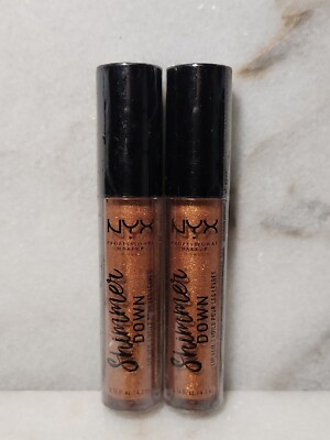 2-NYX Shimmer Down Lip Gloss Veil SDLV02 Honey Pie 