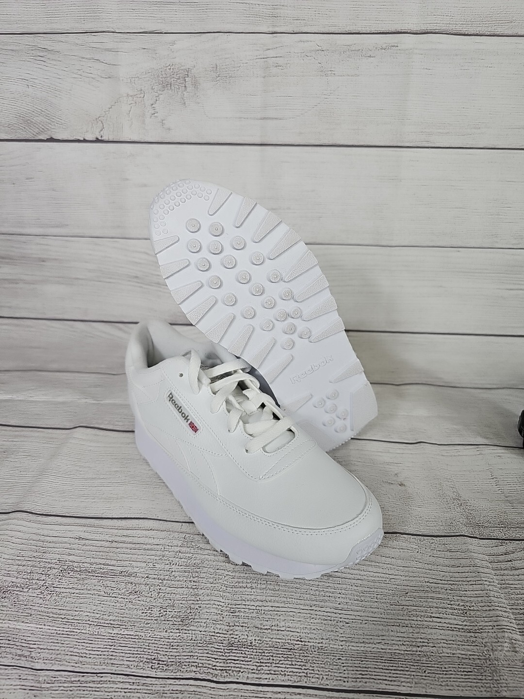 Reebok CL Renaissance Womens Sneakers in White Steel Size 9.5