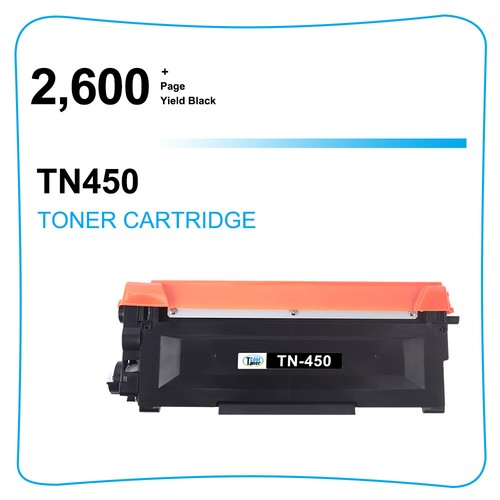 2 PK TN450 TN420 Toner Cartridge Black For Brother HL2280DW 2270DW