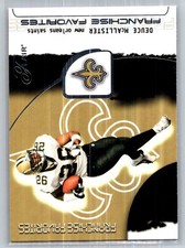 2002 Flair #14 FF Deuce McAllister Franchise Favorites Excellent