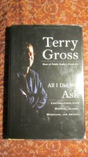 Terry Gross - All I Did Was Ask-  Signed Sticker Plate - 1st/1st 2004 LNew HCDJ 