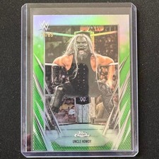 🔌IU 2026 TOPPS CHROME WWE GREEN REFRACTOR /99 UNCLE HOWDY