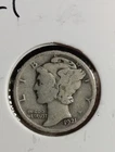 1921 P Mercury Dime   Actual Coin Pictured Silver Key Date Item J15C35
