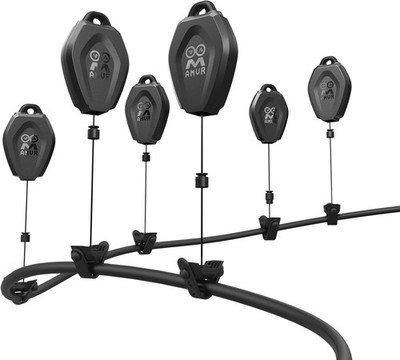 AMVR VR Kabelmanagement, 6 Packungen Einziehbares Deckenriemenscheibensystem