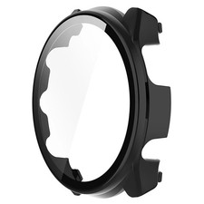 For Garmin Forerunner 965 Full Cover Case Screen Protector Tempered Glass Film