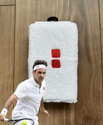 Rare! Roger Federer UNIQLO 2019 Wimbledon Wristbands RF | eBay