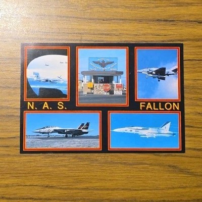 Fallon Nevada Naval Air Station USA Vintage Postcard - Free Shipping