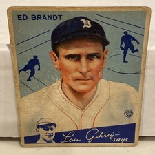 1934 Goudey Big League Chewing Gum R320 -  Ed Brandt #5