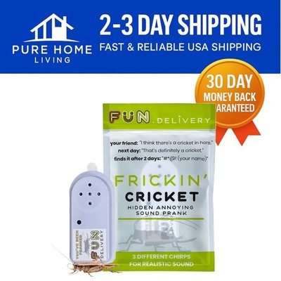 Frickin' Cricket: Realistic Hidden Chirping Prank Device for Endless Laughter