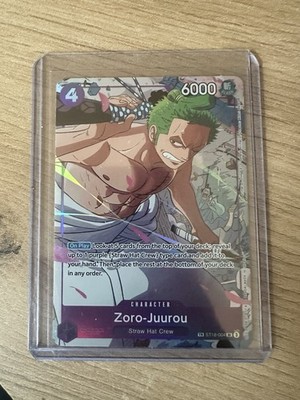 ST18-004 Zoro-Juurou Treasure Rare Alt Art One Piece Card Game ENGLISH