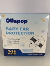 Ollapop Earmuff Baby Protection 3  36 Months with Travel Bag  Extra Headband