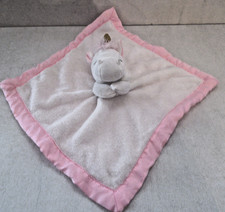 Carters Unicorn Lovey Security Blanket Baby Toy Plush Pink  White