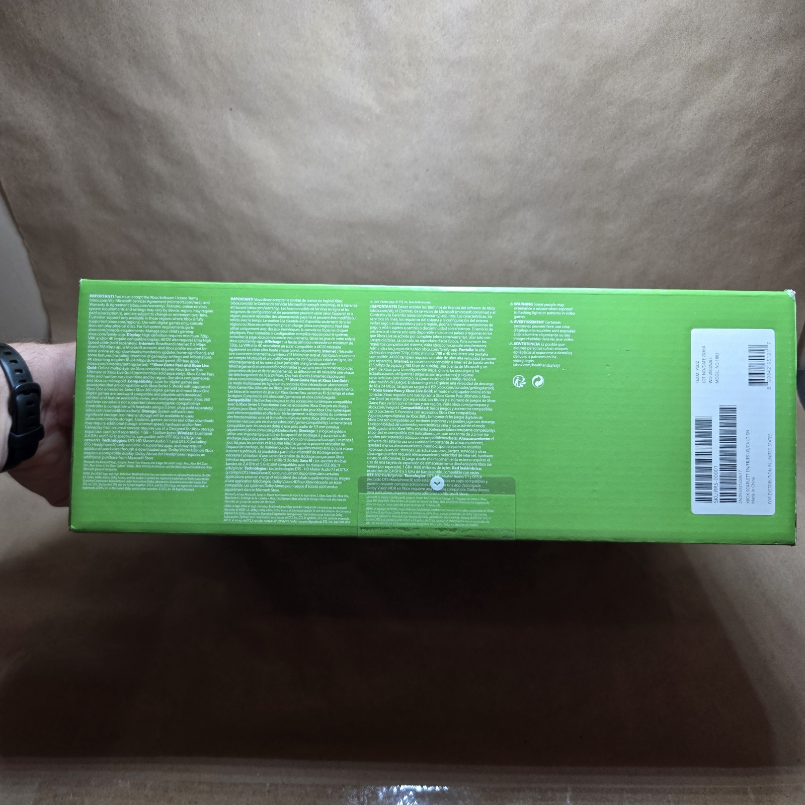 Scatola vuota per Console XBOX SERIES S 512GB foto 6
