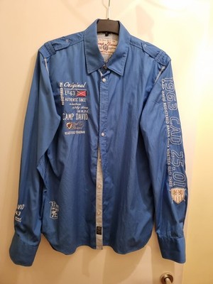 Schickes Herren Hemd CAMP DAVID Freizeithemd Gr. L top Zustand
