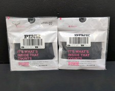 Victoria's Secret PINK Period Hiphugger Panty Underwear Menstrual M/L Black 2Pcs